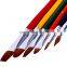 6 pcs colorful handle assorted artist brushes watercolor paint brush set nylon brush professional art supplier in china