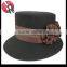 lady women plain church hats