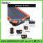PS04 New product 12000mah solar power bank with led charger indicator