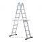 HomCom 15.5' Multi-Purpose Folding Aluminum Step Ladder