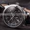 Mens Elegant Leather Strap Genuine KS Automatic Analog Mechanical Watch