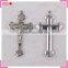 Cross charm imitate silver, for necklace custom charm manufacturer