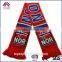 Professional Custom Knit Fan Scarf Jacquard Scarf