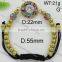 Fashion latest round shape gold beads hand bracelet