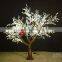 RGB color outdoor artificial lighted trees