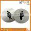 high quality warning self adhesive metal sign / metal adhesive door plate