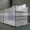 Sea dry bulk container liner with sleeve