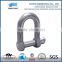 SGS certificated lifting bow shaped green pin shackle