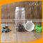 500ml PET Round Clear Plastic Herb Bottle With Screw Lid