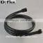 CL002 golded color double lock brass flexible shower Hose