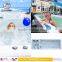 Manufacture Above Ground Swimming Pool for 8 Person Swim Pool With Hot Tub Spa Ladder