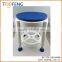 Swivel Bath Stool/ Rotating Shower stool/height adjustable bath seat/Swivel Bath Stool with rotating padding seat