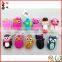 Funny Nail clippers with animal silicone holder gift atcher