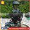 Italian large casting dragon bronze lady water fountain for garden NTBF-L482A