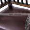 Classic Elegant Regina British Style Square Back Carving Leather Armchair with Distressed Brown Painting BF12-03294a