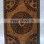 Handmade Vintage Tan Color Embossed Leather Journal With Pipine