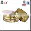 50g eye shape golden acrylic cream jar for cosmetic