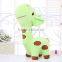 Hot sale stuffed plush animal toy giraffe baby pacifier