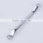 10pcs mirror surface double offset ring wrench set,10pcs anti-rust spaner wrench ring set ,10 pcs double ring wrench set