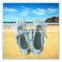 High quality rubber beach shoes printing your own logo