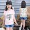beautiful girl t-shirt latest fashion long top design new products 2016