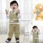2016 England style gentleman spring or fall 5pcs suit of baby boy' clothes set,long sleeveless clothes set