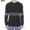 Front&Sleeve Print Long Sleeve Black Tee for Man