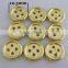 For Garment Accessoires Eco friendly UV Plating Shinny Silver Button ABS Button