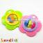 EN71 Approved Rattle Teething Toy Flower Teether Baby Necklace Pandent