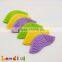 BPA Free Sew in Wave Shape Educational Teething Toy Plastic Baby Teether