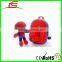 wholesale detachable spider-man plush dolls backpack for kid's toys
