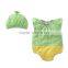 cute cartoon pattern sleeveless summer pom pom rompers baby