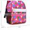 muti-color triangle lovely school kindergarten school kids bags