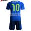 2017 100% Polyester custom soccer jersey with sublimation printed football shirts