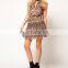 Lace Animal Border Print Dress india wholesale clothing casual dress