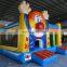 Combination inflatable bouncer slide, Carnival Game inflatable clown