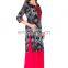 Embroidered black color white dot print beautiful lady kurti manufacturer India