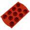 Free Sample Food Grade Heat resistant Nontoxic Silicone Cake Mold Baking Mousse Pudding Mold Tool 11holes Flower shape