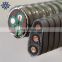 UL certification XHHW-2 conductor 5kv armored round/flat ESP cable/submersible oil pump cable
