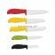 Traditional multi purpose 4 pcs ceramic kitchen knife set