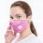 Disposable Pink Color PM2.5 Filter Mouth Mask with Breathing Valve