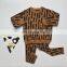 Autumn 2020 new childrens kids print 2pcs Suit clothing set