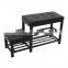 Customized Multi design storage metal shoe rack foldable storage chair saving place in doorway