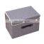 Collapsible Foldable Cardboard Cube Fabric Bins Organizer Storage Box Clothing Storage Organizer