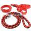 3 in 1 Braided Round Rope Nylon Dog Leash  Pet Collar Harness And Leashes