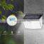 208 LED  solar garden  led wall  light outdoor  waterpoof  with motion sensor