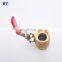 BT1065 1 1/2 Inch Brass Mini Ball Valve Dn40 Price List With Red Extension Level Handle