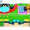 2018 factory pvc tarpaulin new inflatable water park on land prices for adults with pool& slide