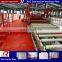 gypsum ceiling board cutting machine/pvc laminated gypsum ceiling board making machine
