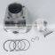 Aluminum casting motorcycle parts 52.4mm liner C9350/H0615-KWG-000 for motor 125CG